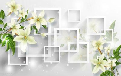 File tranh ảnh gốc File hoa trang sức 3d TS3555 dùng cho in khổ lớn