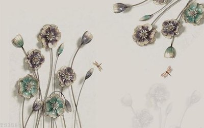 File tranh File hoa trang sức 3d TS3585 (gốc) in backlit film