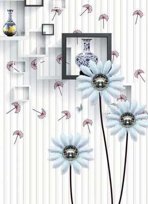 File gốc in ấn File hoa trang sức 3d TS3608 độ phân giải cao