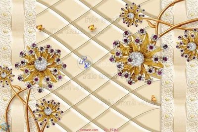 File gốc File hoa trang sức TS369 (in mica) làm bảng hiệu