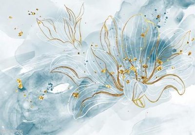 File tranh File hoa trang sức 3d TS3725 (gốc) phong cách tối giản