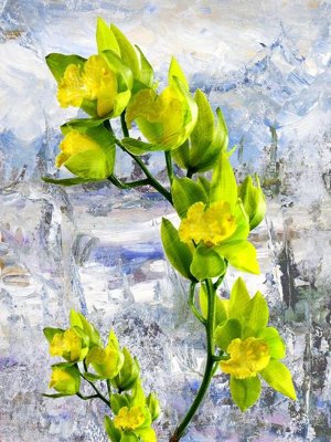 File tranh ảnh gốc File hoa trang sức 3d TS3744 dùng cho in khổ lớn