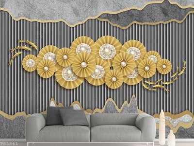 File ảnh File hoa trang sức 3d TS3841 (gốc) in quảng cáo ngoài trời