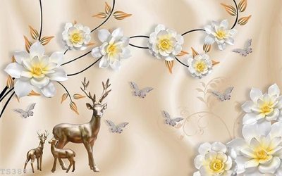 Ảnh gốc File hoa trang sức 3d TS3883 (siêu chi tiết) để in ấn