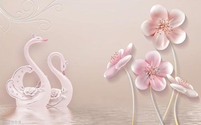 File in trần File hoa trang sức 3d TS3909 (bản gốc 3D) sống động