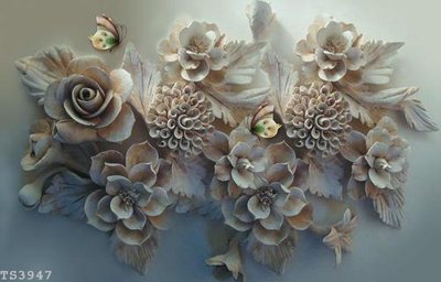 File tranh File hoa trang sức 3d TS3947 (bản gốc) trang trí văn phòng