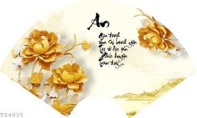 File in trần File hoa trang sức 3d TS4035 (bản gốc) phong cảnh