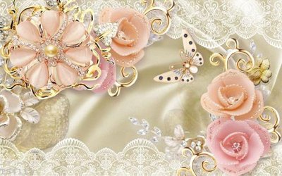 File tranh File hoa trang sức 3d TS4113 (ảnh gốc) độc quyền