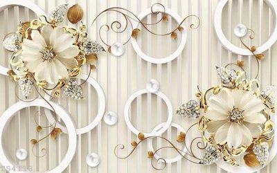 File ảnh File hoa trang sức 3d TS4118 (gốc) in PP, decal