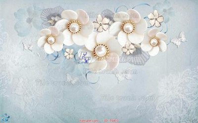 Chi tiết file ảnh File hoa trang sức TS413 sắc nét