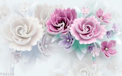 Download file gốc File hoa trang sức 3d TS4130 (in lụa) nghệ thuật