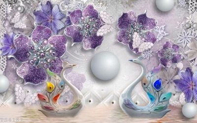 File gốc File hoa trang sức 3d TS4182 (ảnh chi tiết) để in trần