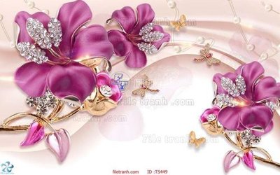 File ảnh File hoa trang sức TS449 (gốc) in standee