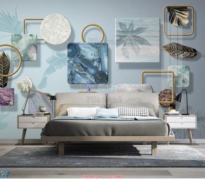 Download file gốc File hoa trang sức TS460 (in lụa) tranh 3D