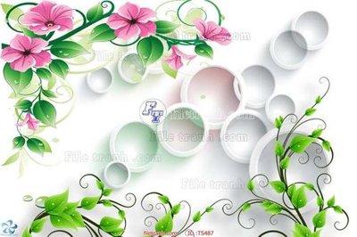 File tranh File hoa trang sức TS487 (gốc) chủ đề tĩnh vật