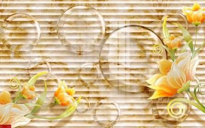 Ảnh gốc File tranh hoa trang sức in tường 3d TS5072 (siêu chi tiết) để in ấn