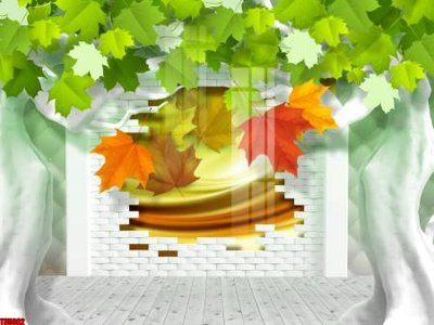 File PSD File tranh hoa trang sức in tường 3d TS5082 (nguyên gốc) chất lượng cao