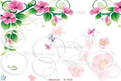 File tranh File hoa trang sức TS510 (gốc) chủ đề động vật