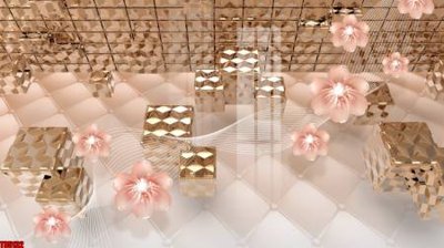 Tải file File tranh hoa trang sức in tường 3d TS5132 (gốc) làm tranh treo tường