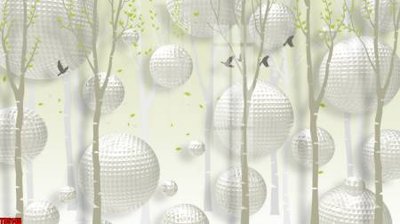 File in mica File tranh hoa trang sức in tường 3d TS5145 (bản gốc) sắc sảo