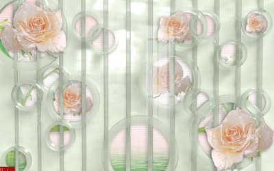 Tải file gốc in lụa File tranh hoa trang sức in tường 3d TS5165 siêu nét