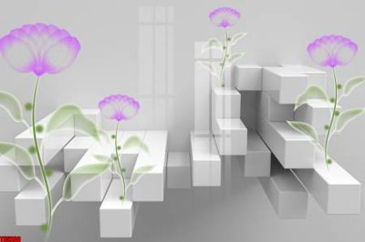 File gốc File tranh hoa trang sức in tường 3d TS5200 (PNG) không nền chất lượng