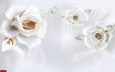 File tranh PSD File tranh hoa trang sức in tường 3d TS5240 chất lượng cao