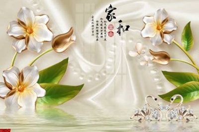 Download file File tranh hoa trang sức in tường 3d TS5247 (gốc) in mica ốp bếp