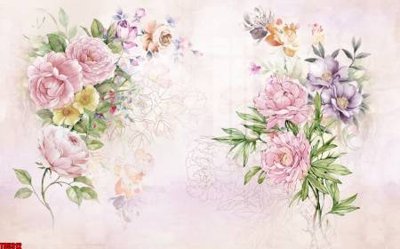 Download file gốc File tranh hoa trang sức in tường 3d TS5312 (in lụa) cao cấp