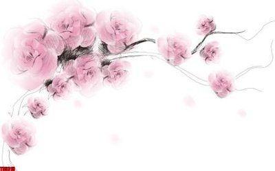 File gốc File tranh hoa trang sức in tường 3d TS5315 (vector) cho in ấn