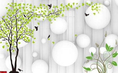 Ảnh gốc File tranh hoa trang sức in tường 3d TS5329 (siêu chi tiết) để in ấn