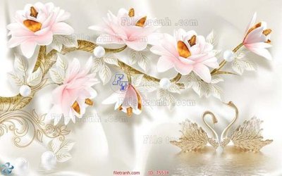 File in trần File hoa trang sức TS534 (bản gốc) trời sao