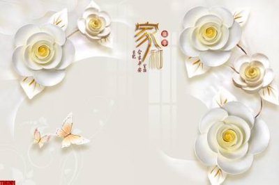 File tranh File tranh hoa trang sức in tường 3d TS5351 (bản gốc) treo phòng ăn