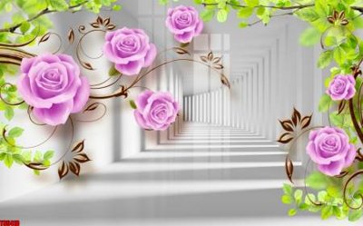 Mua file gốc File tranh hoa trang sức in tường 3d TS5410 (PSD) tại Filetranh.com