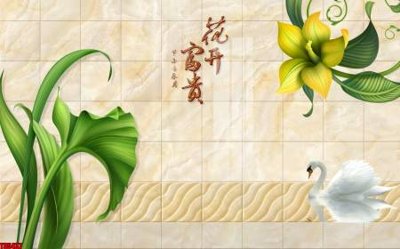 File gốc File tranh hoa trang sức in tường 3d TS5437 (in mica) làm bảng hiệu