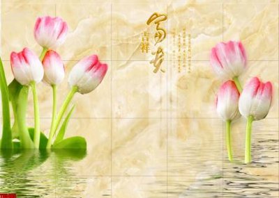 Tải file File tranh hoa trang sức in tường 3d TS5465 (gốc) làm file in ấn