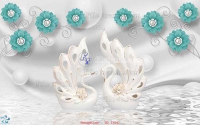 File ảnh File hoa trang sức TS547 (gốc) cho trang trí nội thất