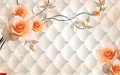 File PSD File tranh hoa trang sức in tường 3d TS5491 (gốc) nhiều lớp (multi-layer)