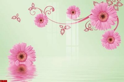 Tải file File tranh hoa trang sức in tường 3d TS5499 (gốc) in nhanh