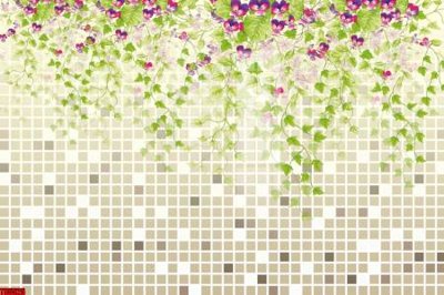 File PSD File tranh hoa trang sức in tường 3d TS5525 (bản gốc) đã tách nền