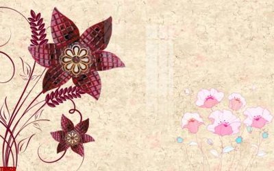 Tải file File tranh hoa trang sức in tường 3d TS5529 (gốc) chủ đề tâm linh