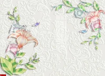 Tải file gốc File tranh hoa trang sức in tường 3d TS5539 dùng cho in ấn