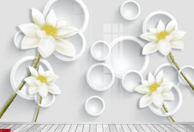 File tranh File tranh hoa trang sức in tường 3d TS5557 (gốc) chủ đề động vật