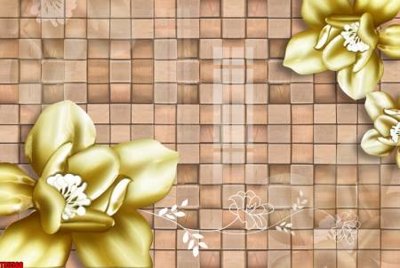 File in trần File tranh hoa trang sức in tường 3d TS5566 (file gốc) chủ đề vũ trụ