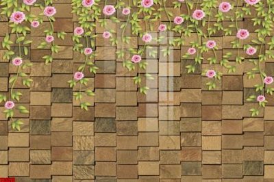 File gốc File tranh hoa trang sức in tường 3d TS5579 (trang trí) cho phòng khách