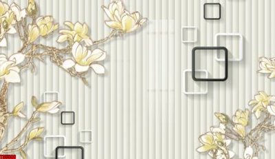 File tranh File tranh hoa trang sức in tường 3d TS5596 (ảnh gốc) sắc nét hoàn hảo