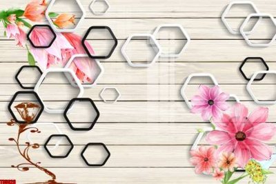 Tải file File tranh hoa trang sức in tường 3d TS5626 (gốc) làm file thiết kế