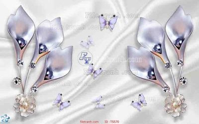 File tranh trang trí File hoa trang sức TS570 (tải file gốc)