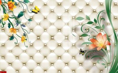 Chi tiết file tranh tráng gương File tranh hoa trang sức in tường 3d TS5758 (ảnh gốc)