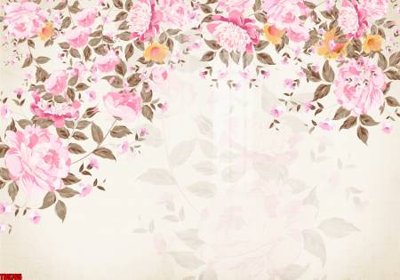 File gốc in tráng gương File tranh hoa trang sức in tường 3d TS5765 chi tiết